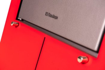 HS FLAMINGO krbová kamna EVENES - červená