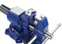 Víceúčelový dílenský svěrák KRAFT&DELE KD5993, 125 mm, otočný 360°