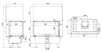 Krbová vložka DEFRO HOME INTRA ME BL G