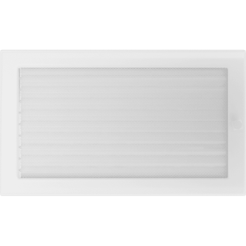 Krbová mřížka 22x37 BASIC bílá s žaluzií