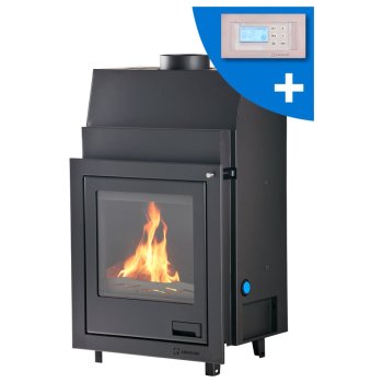 HS FLAMINGO krbová vložka AQUAFLAM 17 ROVNÁ s výměníkem a automatickou regulací hoření