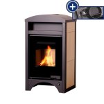 HS FLAMINGO krbová kamna AQUAFLAM VARIO BARMA 11/5 kW - Javor - elektronická regulace