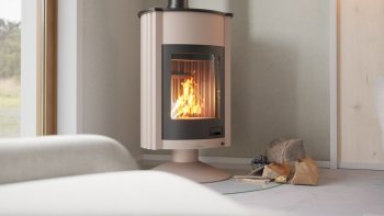 HS FLAMINGO krbová kamna MASTERFLAMME Grande II - krémová