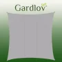 GARDLOV 23164 Stínová plachta 3,6x3,6 m šedá
