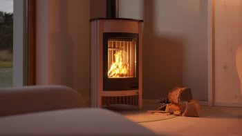 HS FLAMINGO krbová kamna MASTERFLAMME Medie I - krémová