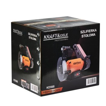 Kraft&Dele KD568 kotoučová pásová bruska 1,8kW 2v1