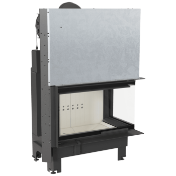 KRATKI krbová vložka MBO 15 BS,pravé ohýbané sklo s výsuvem