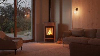 HS FLAMINGO krbová kamna MASTERFLAMME Grande I - krémová