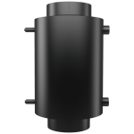 Kratki teplovodní výměník TURBODYM 200mm s chladící smyčkou