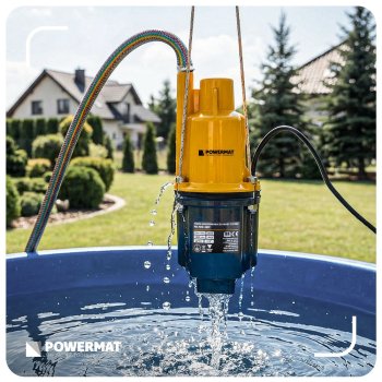 POWERMAT PM-PDW-280T Ponorné membránové čerpadlo 280W