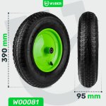 Kolo ke kolečku s duší Wuber W00081, 15", nosnost 250 kg