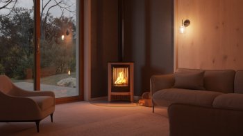 HS FLAMINGO krbová kamna MASTERFLAMME Piccolo I - krémová