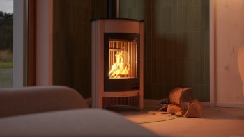 HS FLAMINGO krbová kamna MASTERFLAMME Medie I - krémová