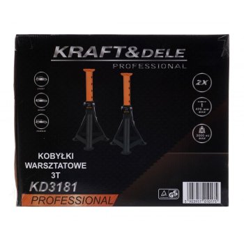Kraft&Dele KD3181 Podpěry pod auto 3T 310-478 mm