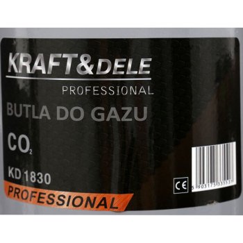 Kraft&Dele KD1830 prázdná plynová láhev na CO2 8L