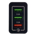 Kraft&Deleí KD1236 Síťová nabíječka Quick charge 3x USB