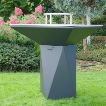 ARTISS Zahradní gril G1 Grafit s deskou z nerezové potravinářské oceli