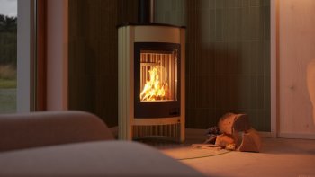 HS FLAMINGO krbová kamna MASTERFLAMME Medie I - olivová