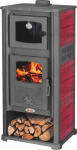 BLIST krbová kamna ROMA G s troubou - červená
