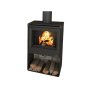Krbová kamna BRONPI CROACIA, 9 kW, černá