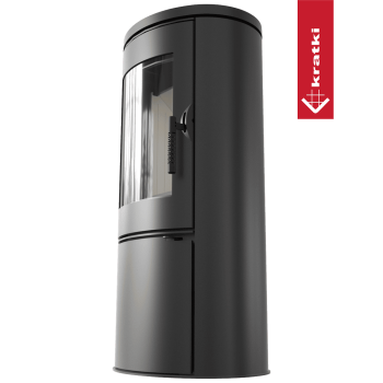 KRATKI krbová kamna KOZA AB - černá