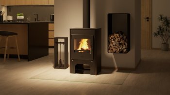 HS FLAMINGO krbová kamna ESPO III hnědá sametová