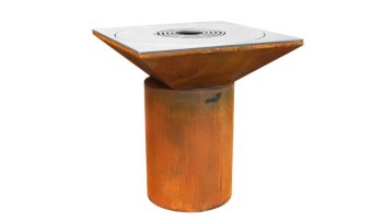 ARTISS Zahradní gril G6 Corten s deskou z nerezové potravinářské oceli