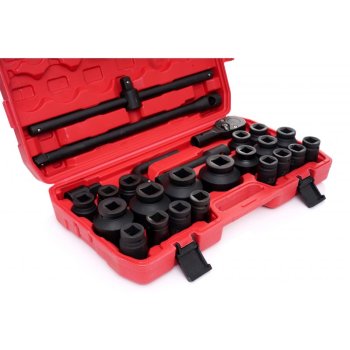 Kraft&Dele KD11758 Nástrčné rázové hlavice 3/4" 6-ti hran 26 ks