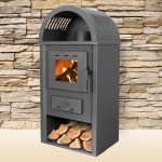 Krbová kamna BLIST B10 EKO, 8 kW, antracit