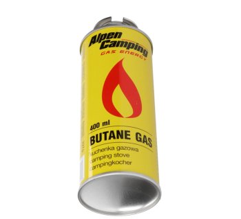 Plynová kartuše do plynových vařičů ALPEN CAMPING IK004, 400 ml