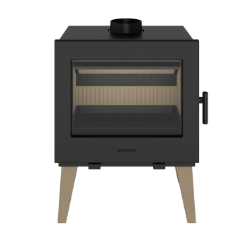 Krbová kamna NORDflam SKANE, 9 kW, černá