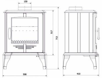 KAWMET krbová kamna P8 ECO