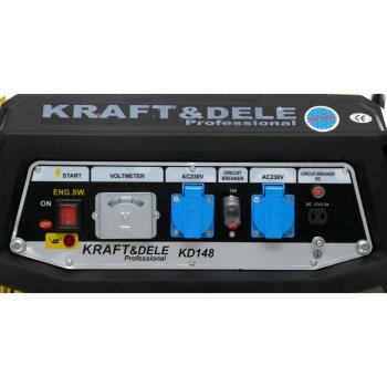 Kraft&Dele elektrocentrála 3500W 12/230V KD148 s AVR