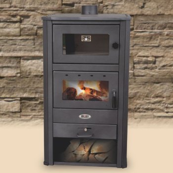 BLIST krbová kamna BRM s troubou - šedá