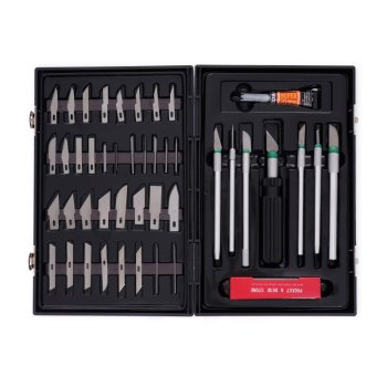 Kraft&Dele KD10595 Sada modelářských řezacích nožů 56 ks