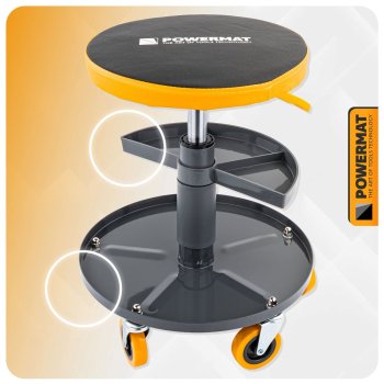 POWERMAT PM-SWA-150T Teleskopické dílenské sedátko