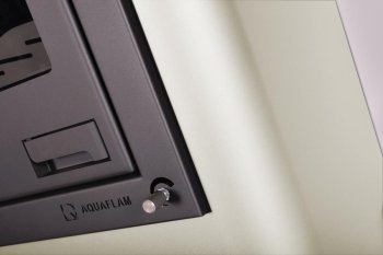 HS FLAMINGO krbová kamna AQUAFLAM 17 s výměníkem základní regulace krémová