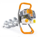 POWERMAT MOTOROVÝ ZEMNÍ VRTÁK 6HP + 3VRTÁKY PM-SWG-600N-3W - II. Jakost