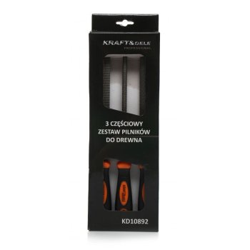 Kraft&Dele KD10892 sada pilníků do dřeva 200mm 3ks