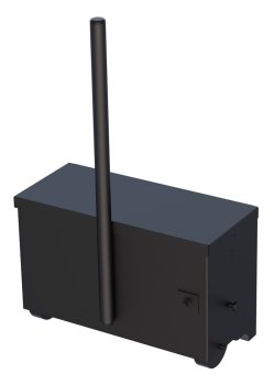 Peletová kamna s výměníkem Bronpi HYDROCONFORT-27, 26 kW, černá