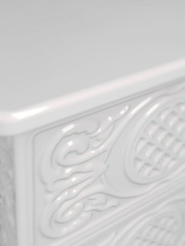 HS FLAMINGO kachlová kamna BALI - bílá