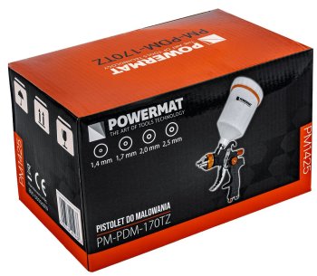 POWERMAT PM-PDM-170TZ Lakovací pistole 600ml + sada