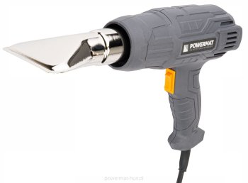 POWERMAT PM-OP-2000MN Horkovzdušná pistole 2000W 350/600°C 4 nástavce