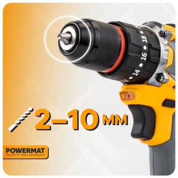 POWERMAT PM-WA-21V-2M Vrtací aku šroubovák 21V 2Ah