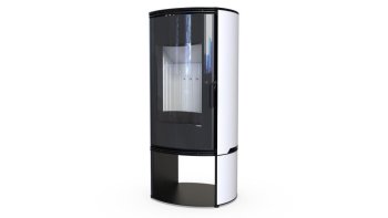 Krbová kamna DEFRO HOME ORBIS LOG - červená