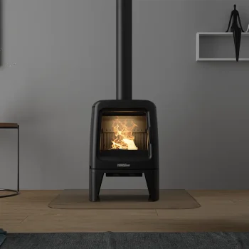 Krbová kamna NORDflam ROMA, 5,7 kW, černá