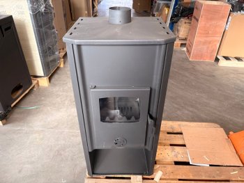 BLIST krbová kamna ROMA E s výměníkem - krémová (II. Jakost)