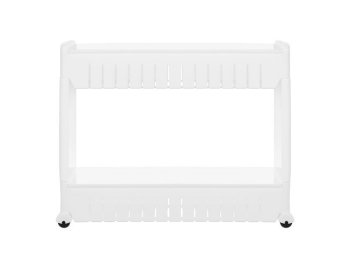 RUHHY 11847 Pojízdná kuchyňská police bílá