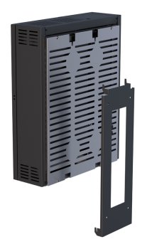 Peletová kamna Bronpi MINERVA-SLIM, 6,2 kW, černá