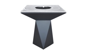 ARTISS Zahradní gril G1 Grafit s deskou z nerezové potravinářské oceli